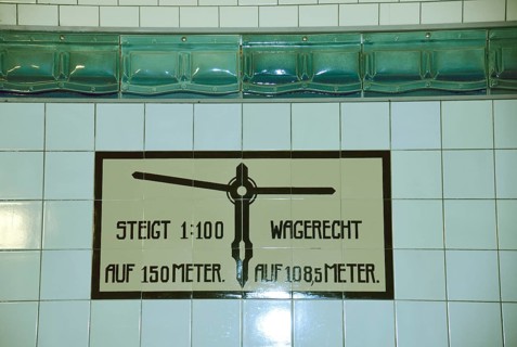 Europe, Germany, Hamburg, City, Harbour, Old Elbe Tunnel under the Elbe, restored east tunnel,