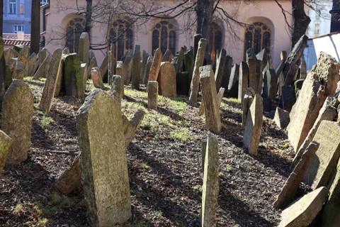 The Old Jewish Cemetery in the Josefov district is one of the most historically significant Jewish