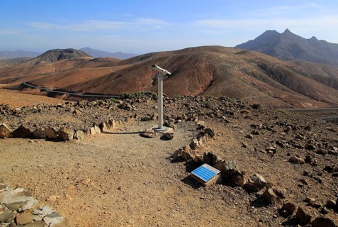 Mirador Sicasumbre mountain top viewpoint, Pajara, Fuerteventura, Canary Islands, Spain, Europe