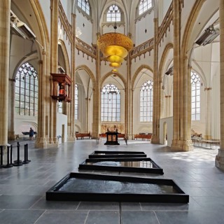 Eusebiuskerk or Grote Kerk, main church of Arnhem, interior view, Province of Gelderland,