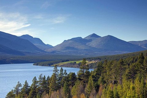 Atnsjøen, lake in Oppland county and Hedmark county, Norway, Europe