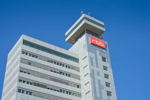 RBB, high-rise building, broadcasting centre, Rundfunk Berlin Brandenburg, Masurenallee,