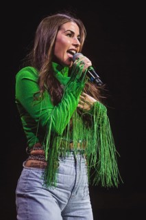 Sarah Engels at the Schlagernacht des Jahres live on Das Original Tour in the Berlin Uber Arena on