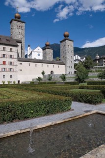 Stockalper Castle in Brig, Valais, Switzerland, Europe