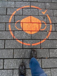 First day of the Christmas lockdown in the Corona crisis, empty shopping street, closed shops,