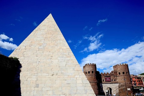 Pyramid of Cestius, Pyramid of Caius Cestius, Piramide Cestia, Piramide di Caio Cestio, tomb of the