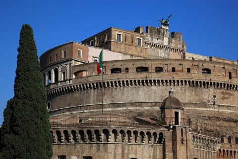Castel Sant'Angelo, Castel Sant'Angelo, Mausoleo di Adriano, Mausoleum for the Roman Emperor