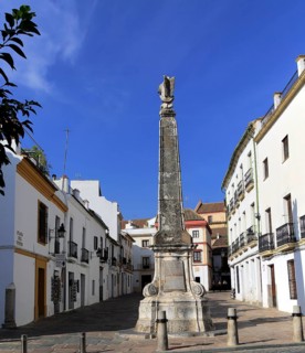 Historic buildings around Plaza del Potro square in old city part of Cordoba, Spain, Europe