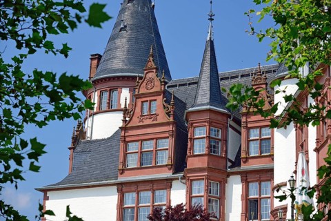 Europe, Germany, Mecklenburg-Western Pomerania, Klink Castle on the Müritz near Waren, castle