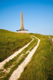 Lansdowne Monument or Cherhill Monument, near Cherhill in Wiltshire, England, UK