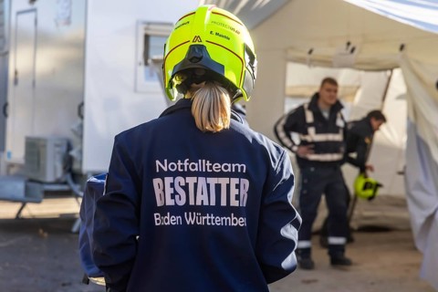International disaster control exercise Magnitude with more than 1000 rescuers. They are rehearsing