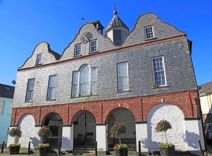Historic Courthouse former market sixteenth century building, Kinsale, County Cork, Ireland, Irish