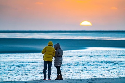 West beach, beach walk, beach, island, East Frisia, winter, season, autumn, Lower Saxony, Germany,