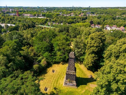 The Mechtenberg in Essen, one of the few natural elevations from the ice age in the Ruhr area, was