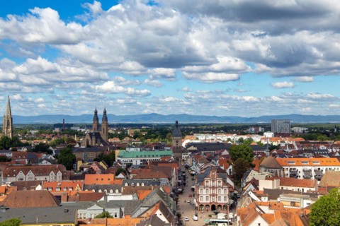 Panorama of Speyer, Rhineland-Palatinate