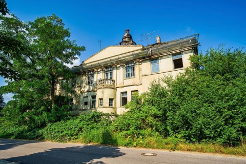 Former estate in Bösewig, Bad Schmiedeberg, Saxony-Anhalt, Germany, Europe