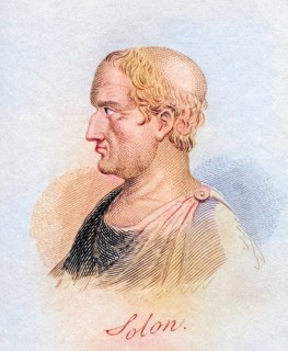 Solon 638, 558 BC Athenian statesman, legislator and lyricist from the book Crabbs Historical