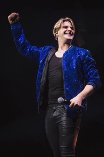 Vincent Groß at the Schlagernacht des Jahres live on Das Original Tour in the Berlin Uber Arena on