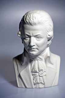 Mozart plaster bust, composer, 1756, 1791, Hamburg, Hamburg, Federal Republic of Germany
