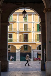 Plaça Major, square in the old town centre of Palma de Majorca, Majorca, Spain, Europe