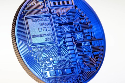 Ethereum, ETH, cryptocurrency, symbol coin, optical placeholder for the digital currency,
