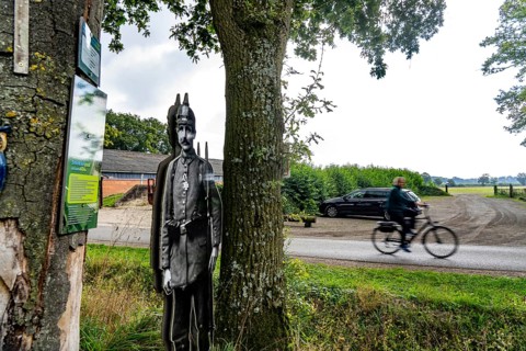 The so-called Green Border, at the former border crossing Grenzweg near Straelen-Kastanienburg and