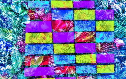 Coloured rectangles, colour blocking, Christmas motif, Christmas, Christmas festival, Advent
