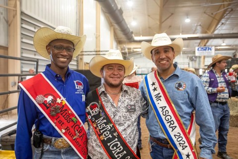 Oklahoma City, Oklahoma, Rodeo royalty at the Great Plains Rodeo, an annual gay rodeo that features