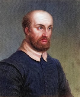 Andrea Palladio alias Andrea de Pietro Della Gondola, 1508-1580, Italian architect. From the book