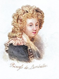 Princesse de Lamballe Marie Therese Louise de Savoie-Carignan 1749 -1792 Italian French courtier