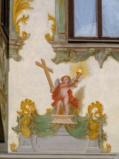 Lüftlmalerei, Reutte, Tyrol, Austria, Europe