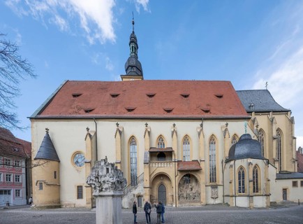 Late Gothic St. Johannis Church, Obere Kirchgasse, 5, Kitzingen, Lower Franconia, Bavaria, Germany,