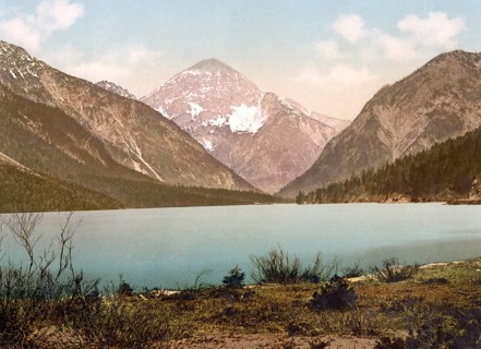 The Plansee, in the district of Reutte, formerly Tyrol, Austria-Hungary, today Austria, Historical,