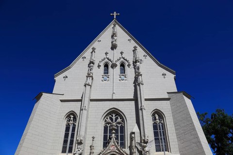 Late Gothic knight's chapel, Hassfurt, Hassfurt, Hassberge district, Lower Franconia, Bavaria,