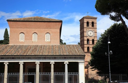 Pilgrimage Church of St Lawrence Outside the Walls, San Lorenzo fuori le mura, Tibertino, Rome,