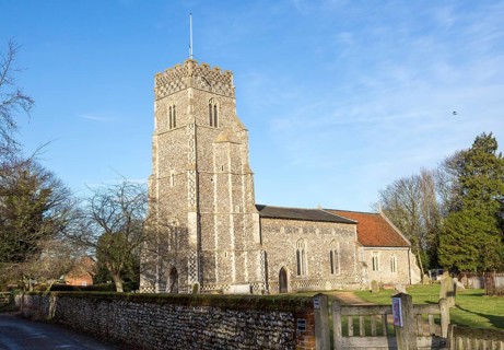 Village parish church of Saints Peter and Paul, Pettistree, Suffolk, England, UK