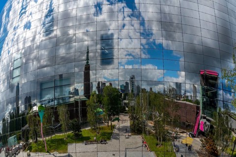 The Boijmans Van Beuningen depot in Rotterdam, show depot of the Boijmans Van Beuningen art museum,