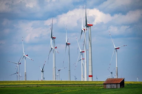 Wind farm near Marsberg, Nordex wind turbines, Hochsauerlandkreis, North Rhine-Westphalia, Germany,