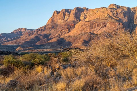 Hohenstein Massif in the Erongo Mountains, Namibia, Africa