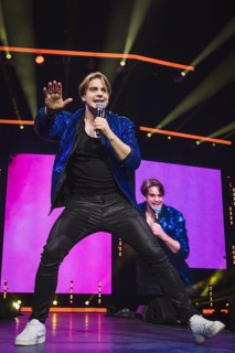 Vincent Groß at the Schlagernacht des Jahres live on Das Original Tour in the Berlin Uber Arena on