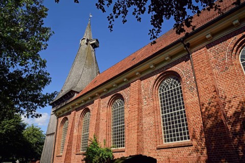 Europe, Germany, Lower Saxony, Altes Land near Hamburg, Hamburg Metropolitan Region,