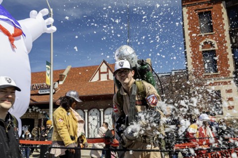 Detroit, Michigan, The Marche du Nain Rouge celebrates the coming of spring and banishes the Nain