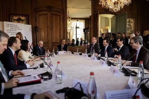 Annalena Bärbock (Alliance 90/The Greens), Federal Foreign Minister, Rados˜Çaw Sikorski, Minister