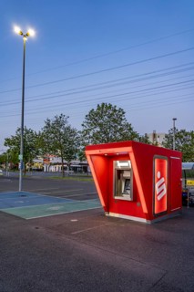 New ATM on the site of a shopping centre in Mülheim-Dümpten, free-standing, should be blast-proof,