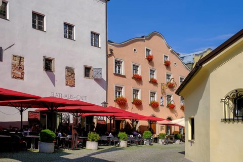 Upper town square, Hall in Tyrol, Inntal, Tyrol, Austria, Europe