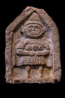 Stone reliefs from the 1st century, originally attached to crossroads, Museo Archeologico