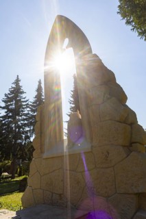 A new monument can be seen at Caspar David Friedrich's grave in Dresden's Trinitatisfriedhof