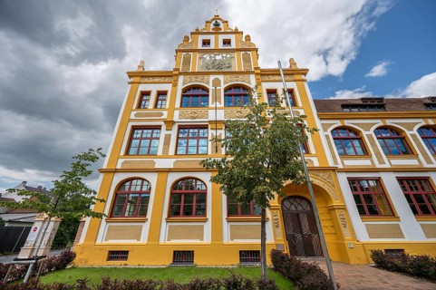 Luitpold Primary School, built in 1901 in Art Nouveau style, Memmelsdorfer Str. 7A, Bamberg, Upper