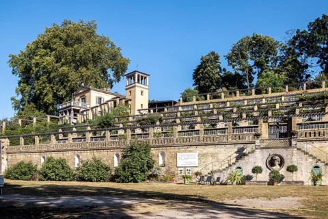 Winzerberg in Potsdam, Prussian Palaces and Gardens Foundation Berlin-Brandenburg. Part of the