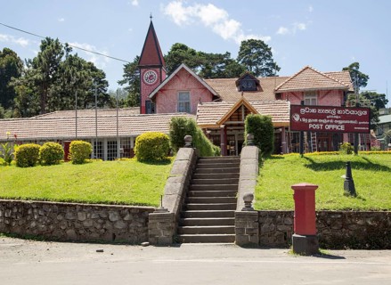 Colonial style architecture of Post Office building, Nuwara Eliya, Central Province, Sri Lanka,